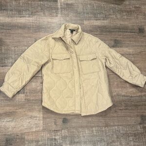 Streetwear Society Quilted Tan Jacket
